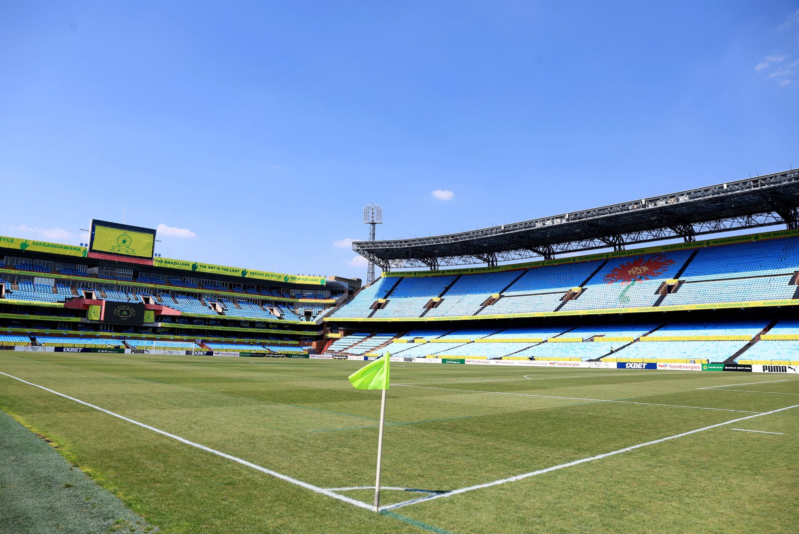 Projects football caf champions league 2024/25 mamelodi sundowns v as far loftus versfeld stadium pretoria